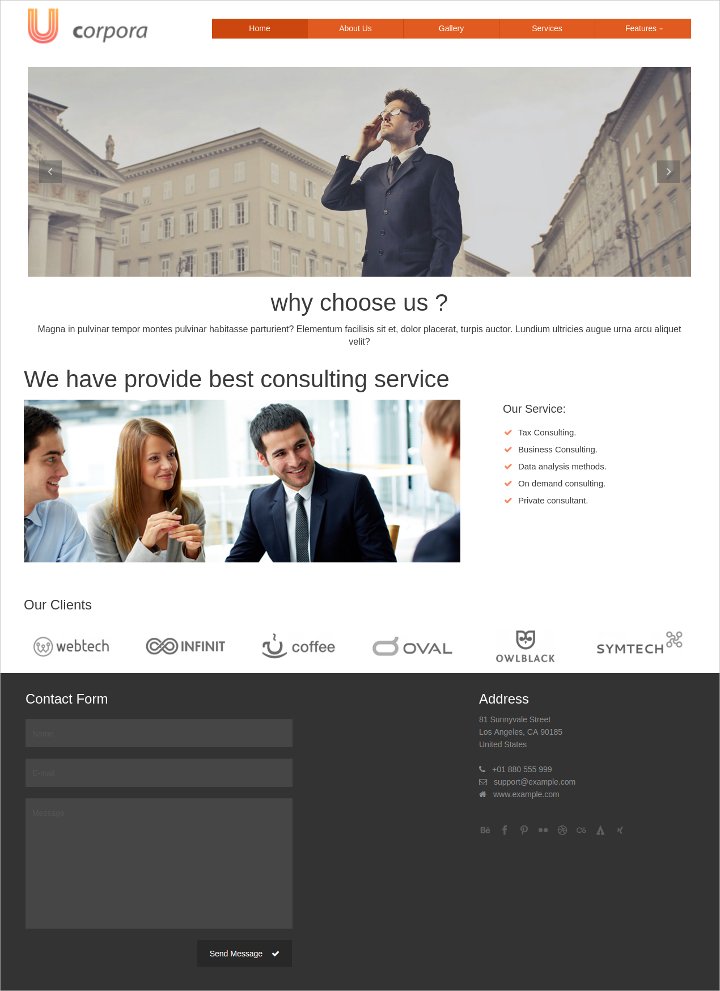 corporate bootstrap business website template1