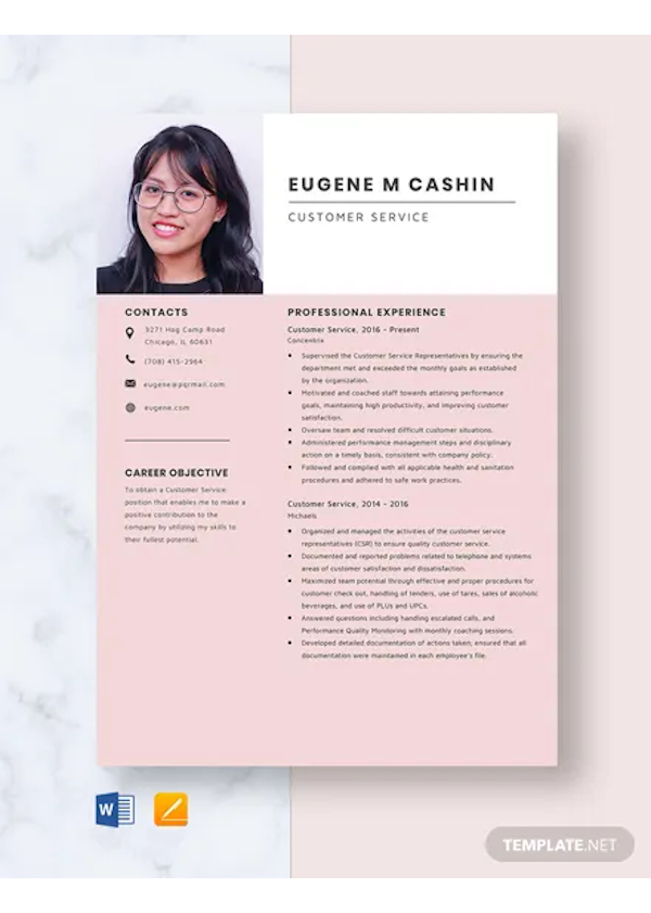 Printable Resume Template - 39+ Word, PDF Documents Download