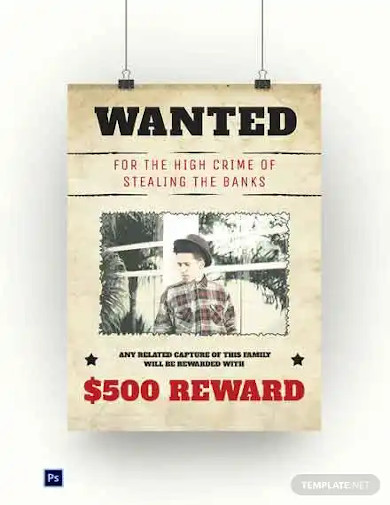 Wanted Poster - 22+ Free Design Templates in PSD