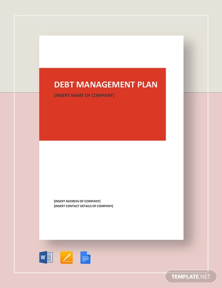 debt management plan template