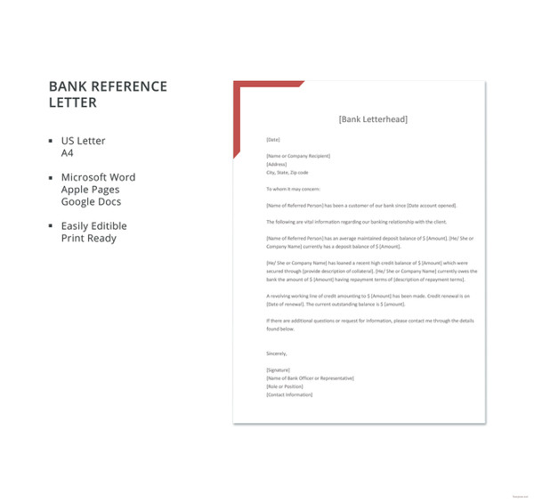 free-bank-reference-letter-template
