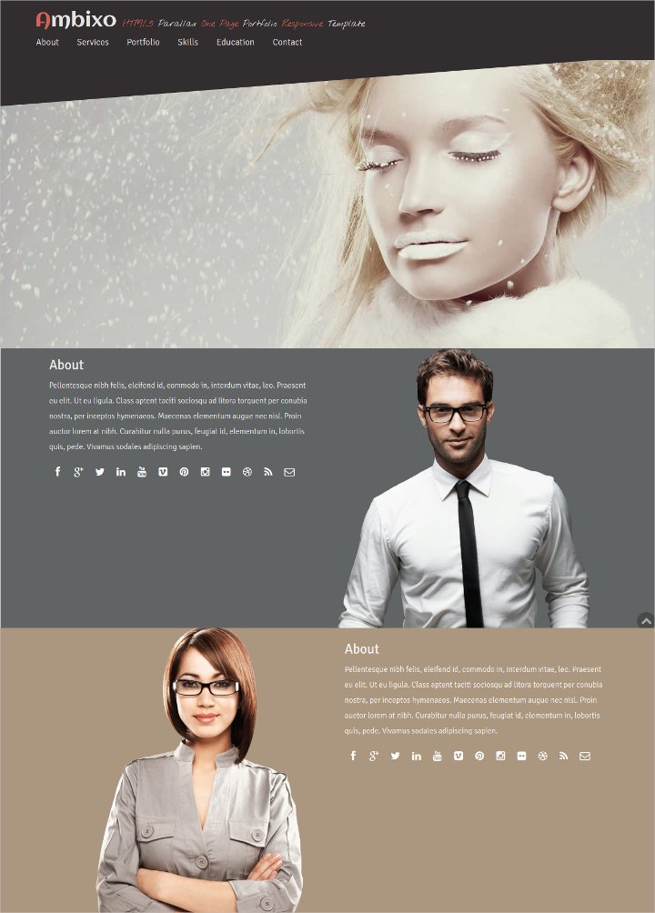 free css template11
