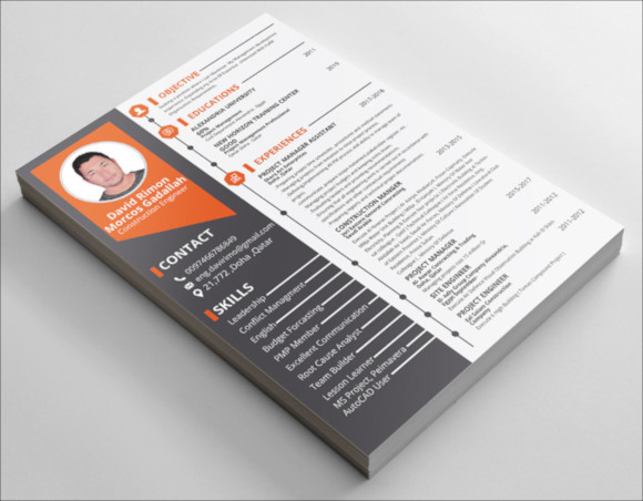 Printable Resume Template - 39+ Word, PDF Documents Download