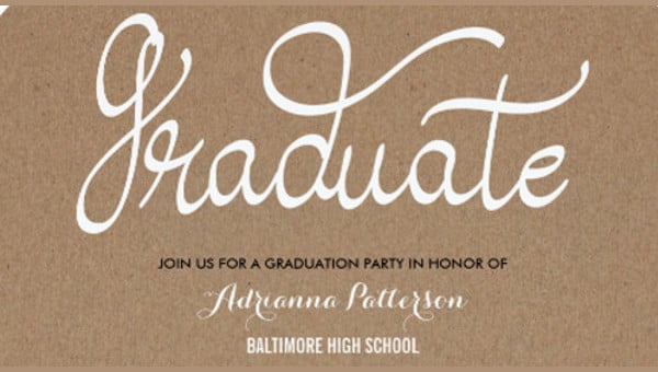 phd graduation invitation template