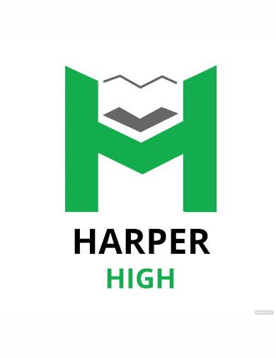 harper-high-school-logo-template