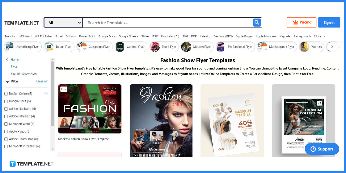 how to create a fashion show flyer templates examples 2023 step