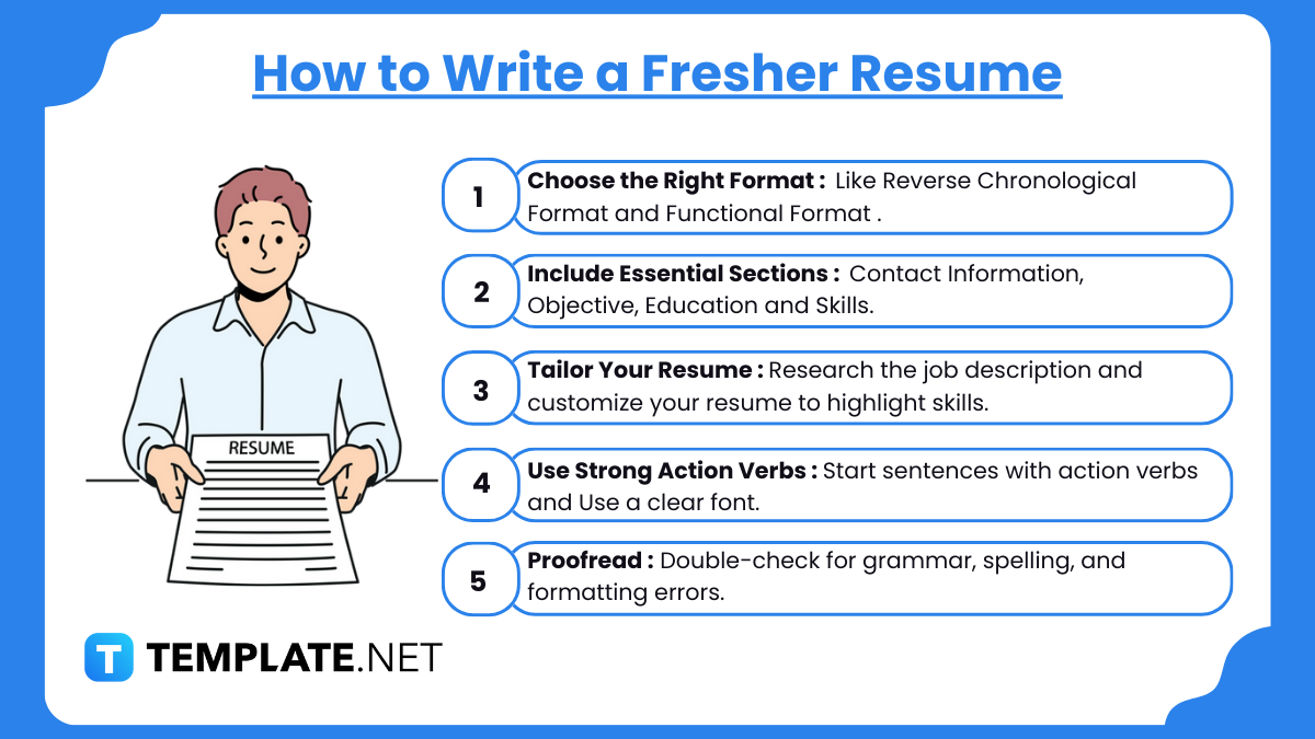 how to write a fresher resume