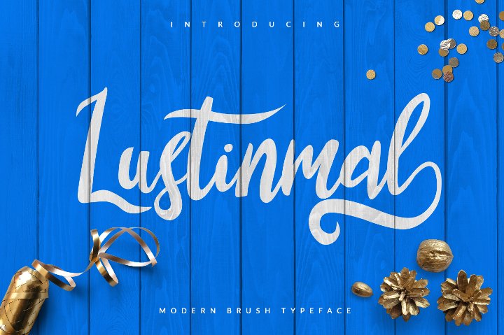 lustinamal script font11