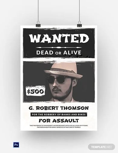 old western wanted poster template