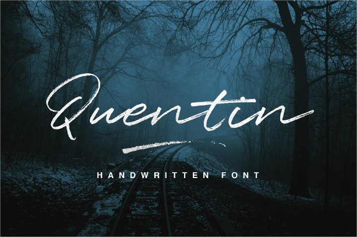quentin free font21
