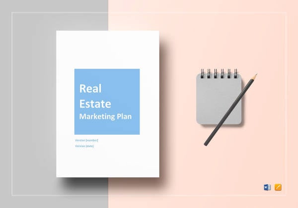real estate marketing plan template
