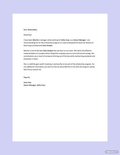 57+ Recommendation Letter Templates in PDF