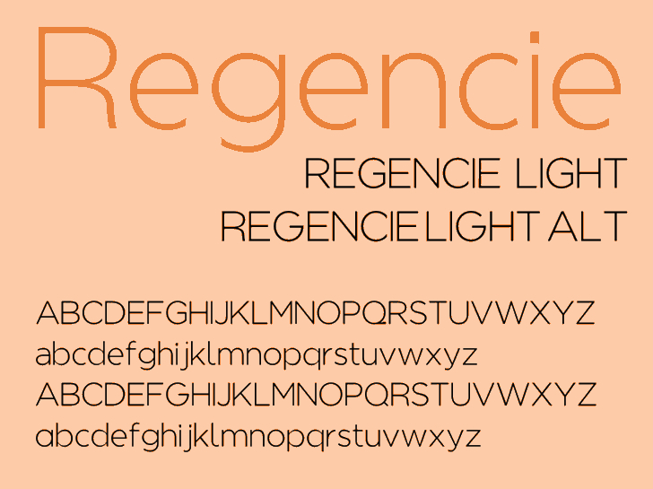 regencie font