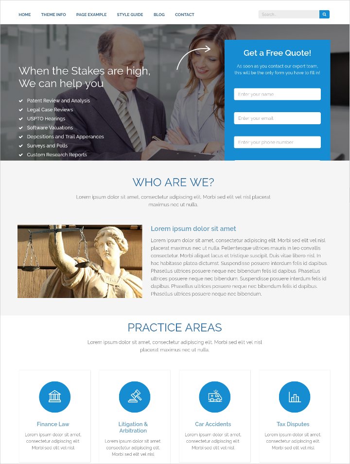 responsive lawyer landing page11