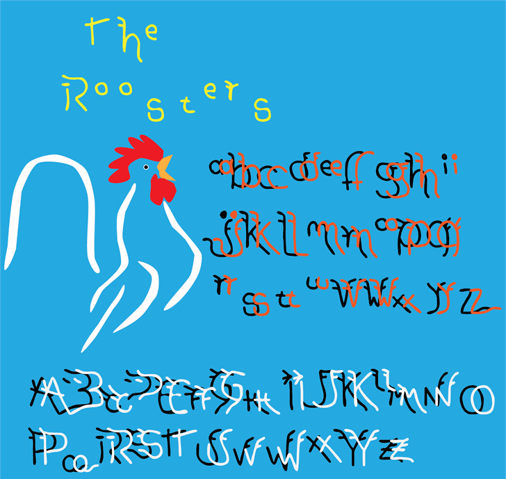 rooster font