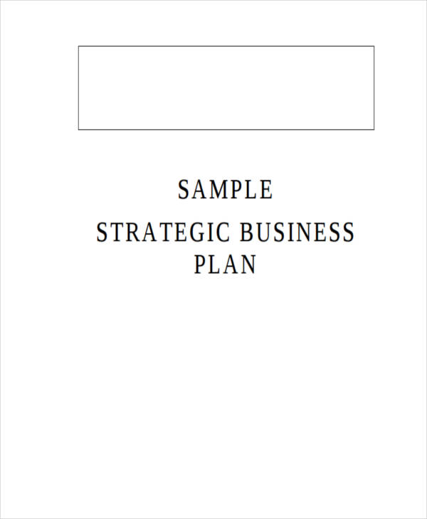 sample strategic business plan