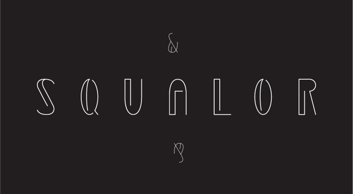 squalor font
