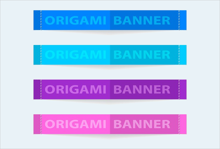 stitched banner psd