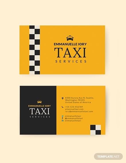Transport Business Cards Templates Free