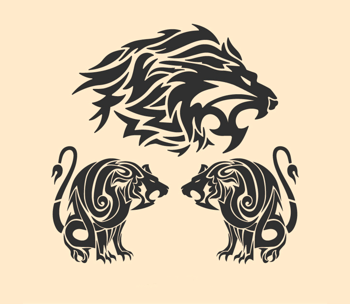 tribal lion