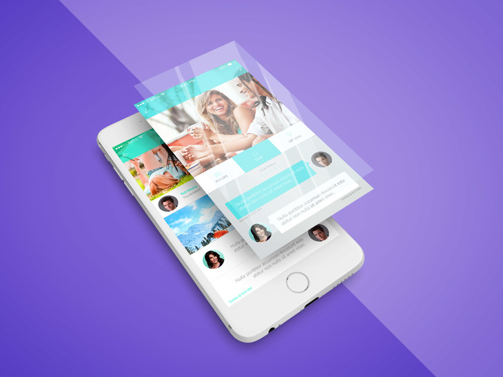 iphone app screen