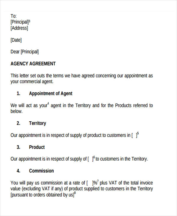 9+ Agent Appointment Letter Templates - Free Samples, Examples Format ...