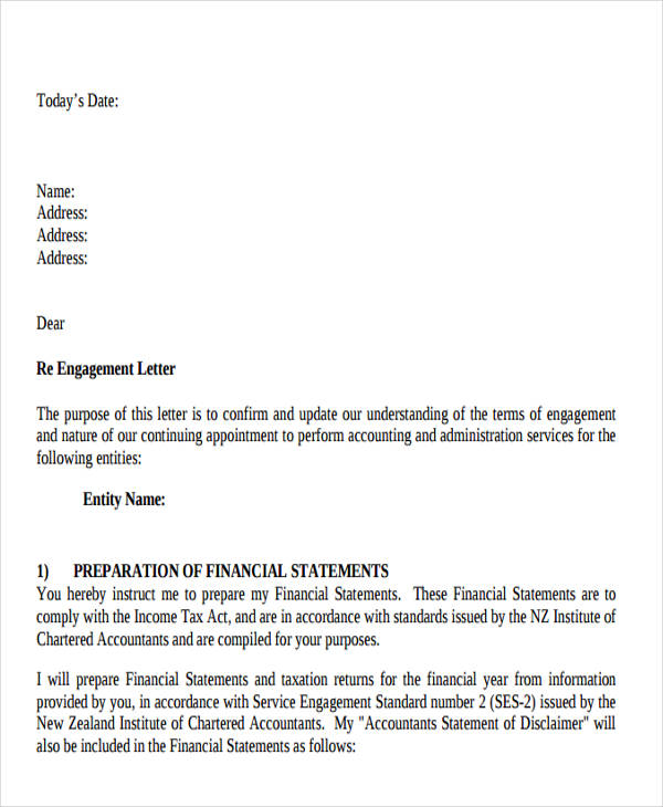 tax agent appointment letter