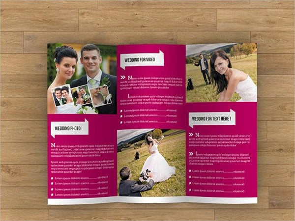 wedding event company brochure
