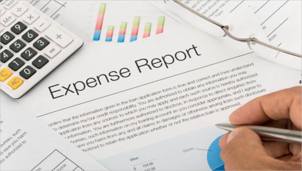 expense report template word