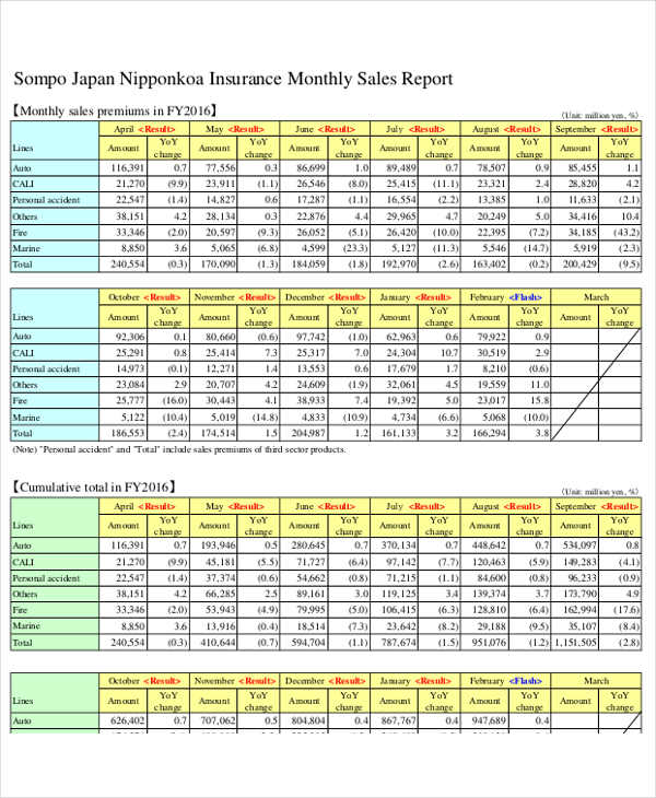 25+ Sales Report Samples Word, PDF, Docs