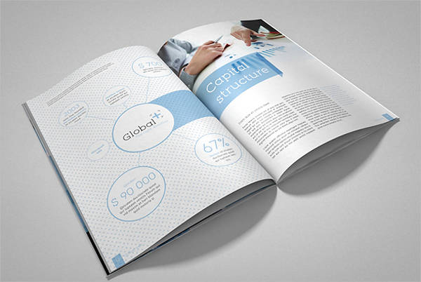 clean professional business brochure