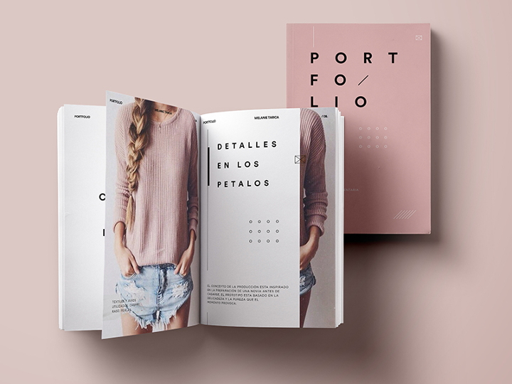 elegant graphic design portfolio print