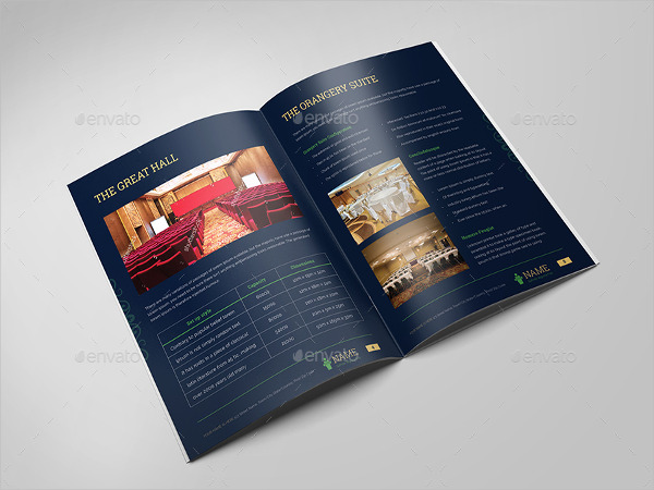 business event planning brochure