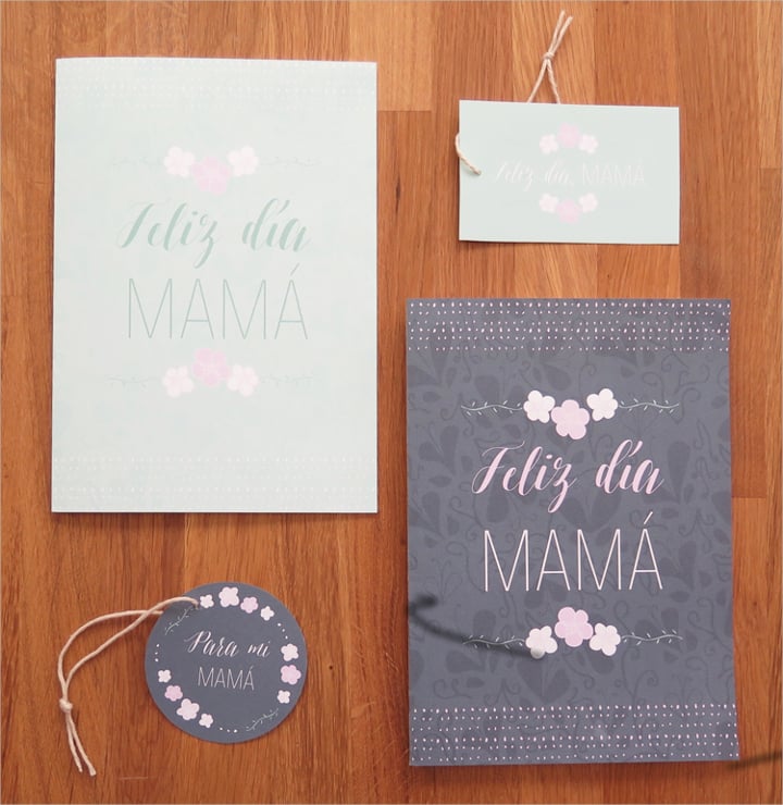 graphic designed mother%e2%80%99s day gift card