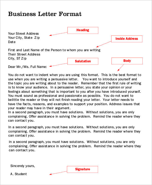 Free Letter Templates - 34+ Free Word, PDF Documents Download