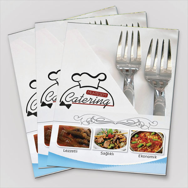 food company catering brochure