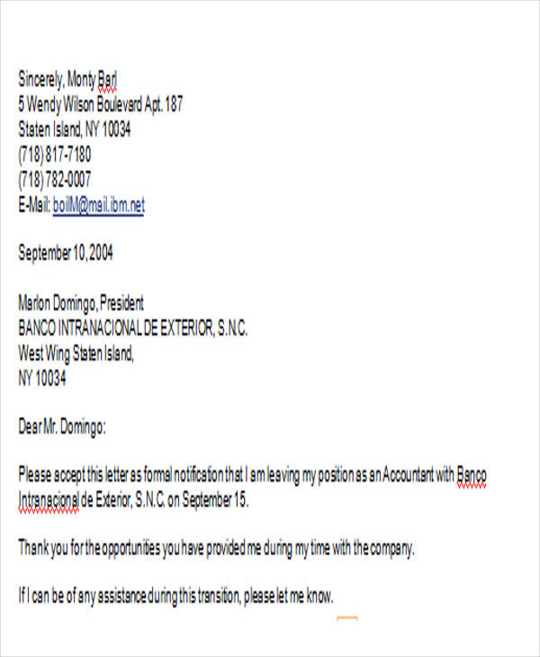 Resigning Letter Format Pdf from images.template.net