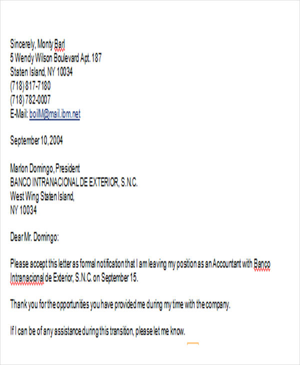 10 Retail Resignation Letter Template Free Word Pdf Format Download Free And Premium Templates 9016