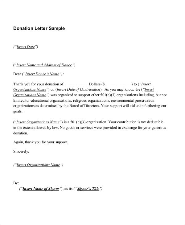Thank You Letter To Organization from images.template.net