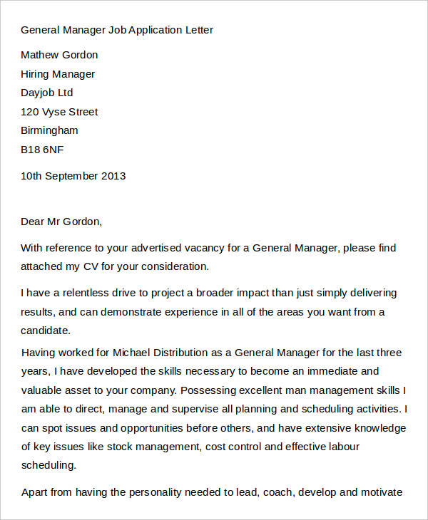 general manager job application letter3