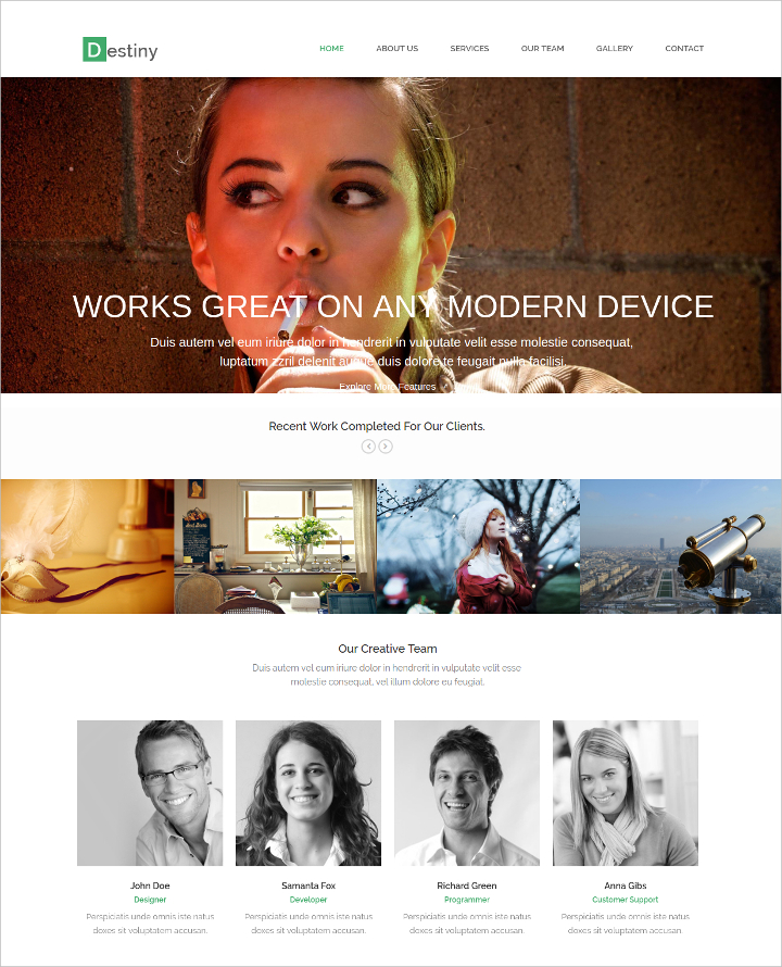 fully-responsive-html-template