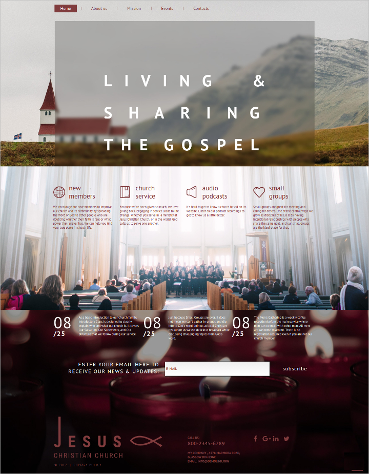 church-moto-html-template