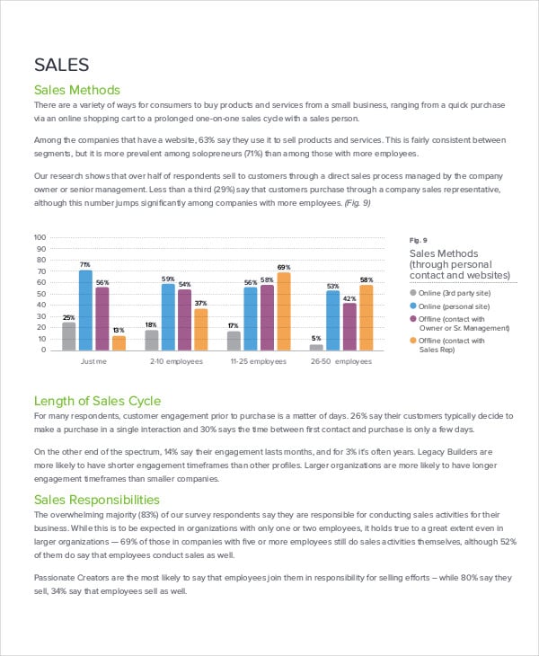 Sales Report Example