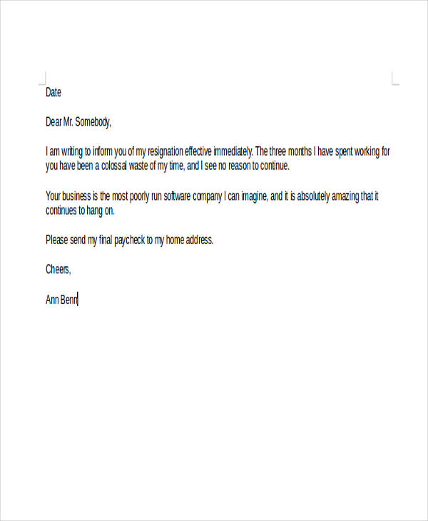 Amazing Tips About Resignation Letter For Receptionist Linkedin Resume ...