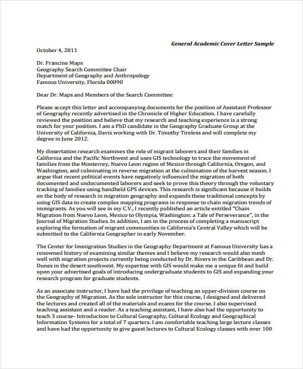 Higher Education Cover Letter Sample from images.template.net