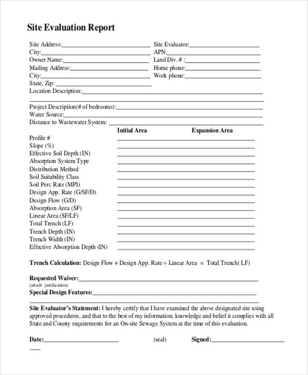  System Assessment Report Template HQ Printable Documents