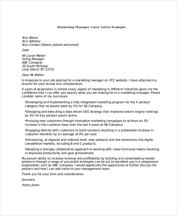 cover letter for multiple companies