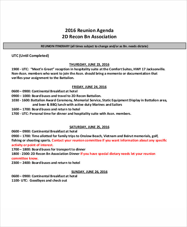 8-reunion-agenda-templates-free-sample-example-format-download