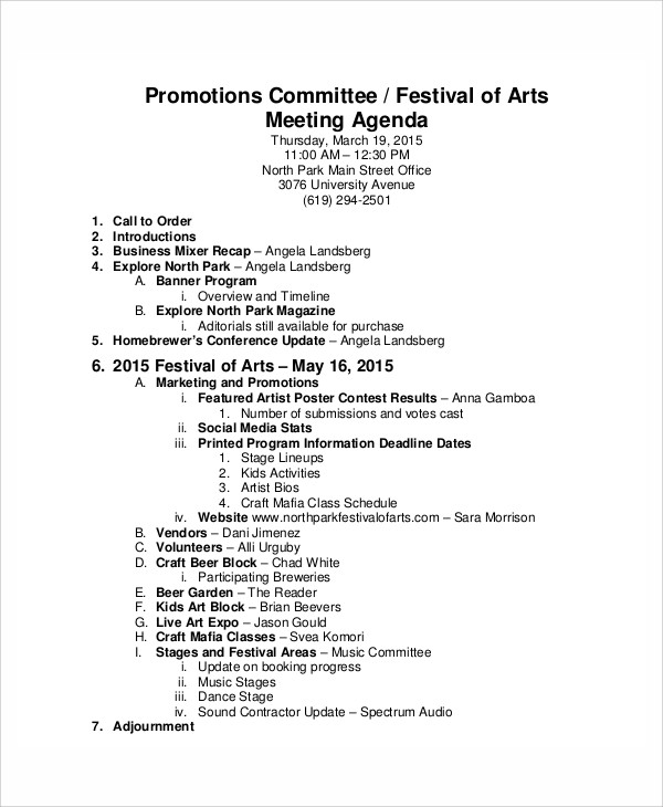 dance festival agenda