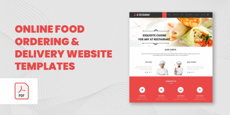 19+ Online Food Ordering & Delivery Website Templates